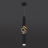 Подвесной светильник Eurosvet 50191/1 LED черный/золото Lance