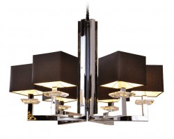 Люстра NEWPORT 3206/C чёрные или белые абажуры