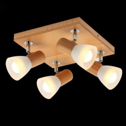 Светильник спот Eurosvet 20045/4 светлое дерево