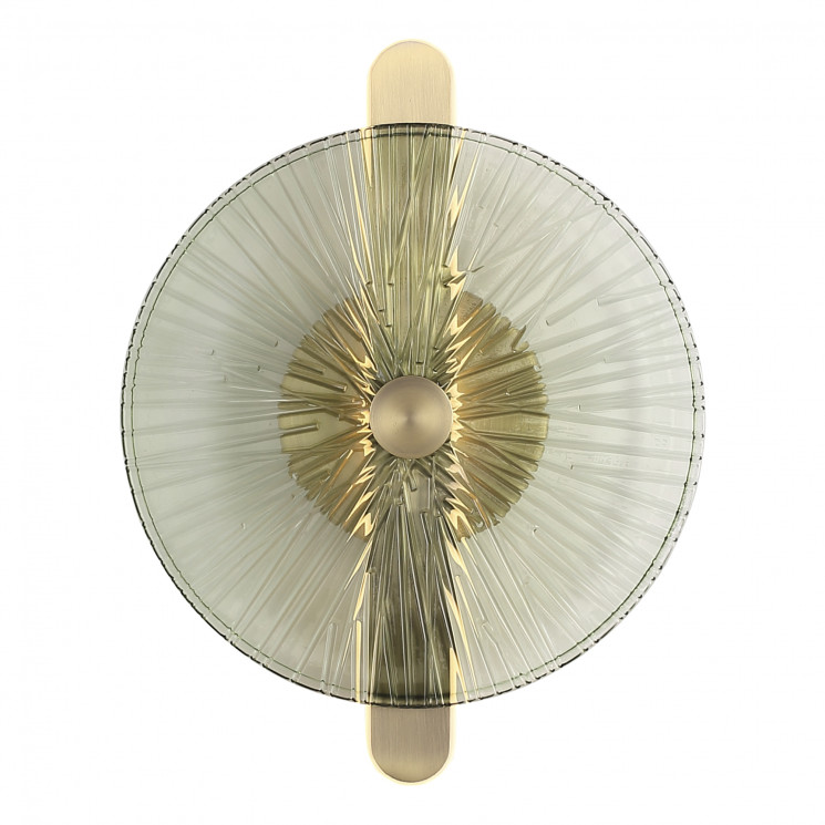 Светильник настенный ST-Luce бронза/зелёный LED 1*11W 4000K SL6141.321.01 WASI