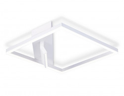 Настенно-потолочный светодиодный светильник с пультом Ambrella lightFL51463/1+1 WH белый 70W 3000K-6400K+4200K 500*500*110 (ПДУ РАДИО 2.4G)