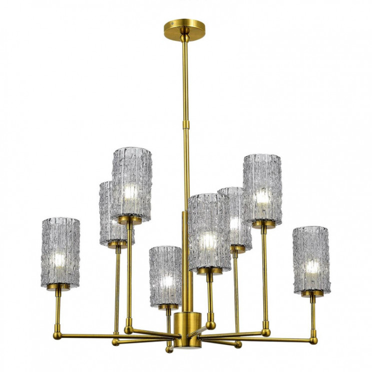 Люстра подвесная ST-Luce Латунь/Дымчатый E27 8*60W GACCIOLO            SL1240.303.08