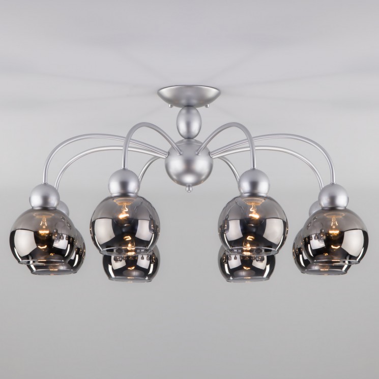 Потолочный светильник  Eurosvet Fabia 30148/8 серебро