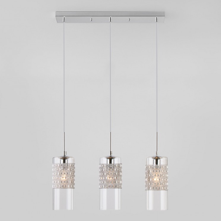 Подвесной светильник  Eurosvet Pilar 50148/3 хром