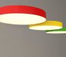 Светильник светодиодный потолочный/подвесной RVE-LBX-RING-500-P круг 50 см 28 Вт 4000К цвет на заказ