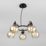 Подвесная люстра Eurosvet 70119/5 черный Mateo