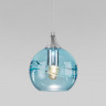 Подвесной светильник Eurosvet 50221/1 голубой LOTUS