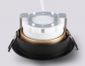 Встраиваемый светильник Ambrella light TN52334 SBK/SGD черный песок/золото песок GX53 max 12W D115*25