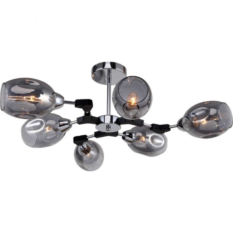 Люстра потолочная на штанге Stilfort 2112/09/06C Grape 6*E14*40W