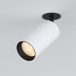 Встраиваемый светильник Elektrostandard Diffe белый/черный 15W 4200K (25066/LED) Diffe