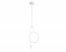 Подвесной светодиодный светильник Ambrella Light FL66431 белый 4200K 13W 240*60*1580 1