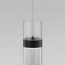 Подвесной светильник Eurosvet 50244/1 LED черный/прозрачный Lumen