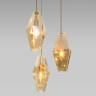Подвесной светильник Eurosvet 50236/3 янтарный Prism