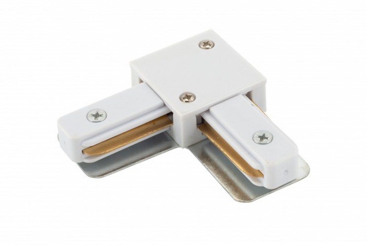 Соединитель для шинопровода L-образный, белый Denkirs TR1102-WH