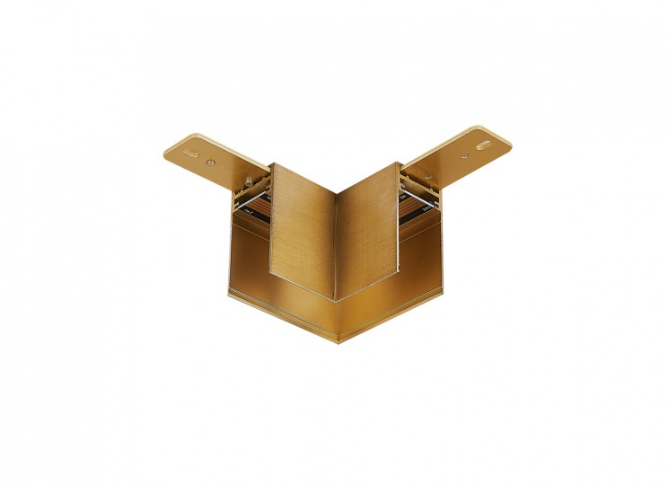 L-образный угол-соединитель для подвесного/накладного магнитного шинопровода Donolux L corner DLM/Black Bronze