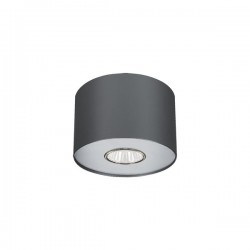 Светильник накладной Nowodvorski POINT GRAPHITE SILVER / GRAPHITE WHITE S 6006