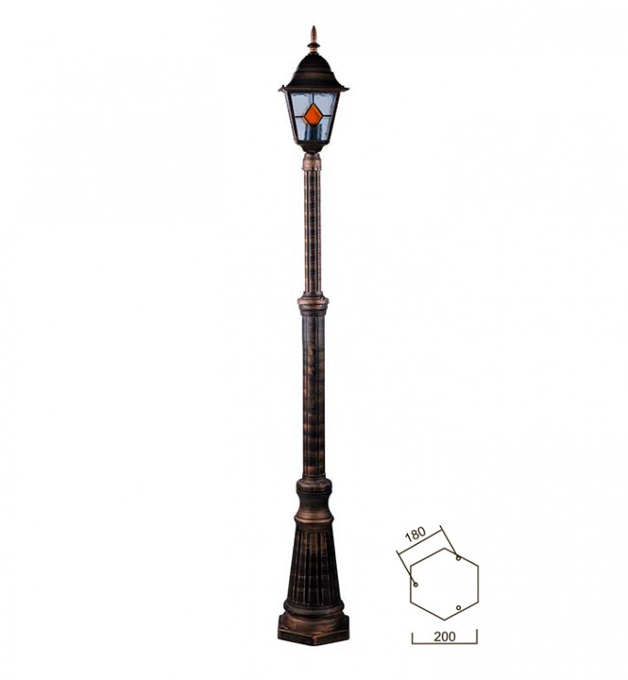 Светильник уличный ArteLamp A1017PA-1BN