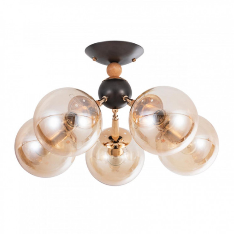 Люстра на штанге ARTE Lamp A4485PL-5BK BOSTON