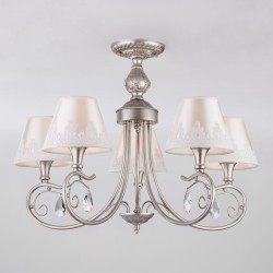 Потолочный светильник Eurosvet 60069/5 серебро Incanto