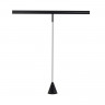 Магнитный трековый светильник ST Luce SUPER5 Черный LED 1*5W 3000K Lm Ra>90 40° IP20 D80xH98 24V   ST689.436.05