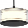 Светильник подвесной ST Luce черный/прозрачный LED 1*7W 3000K         SL6239.403.01