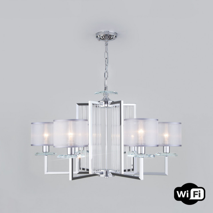 Подвесная люстра Eurosvet 60123/6 хром Smart (60108/6) FARGO