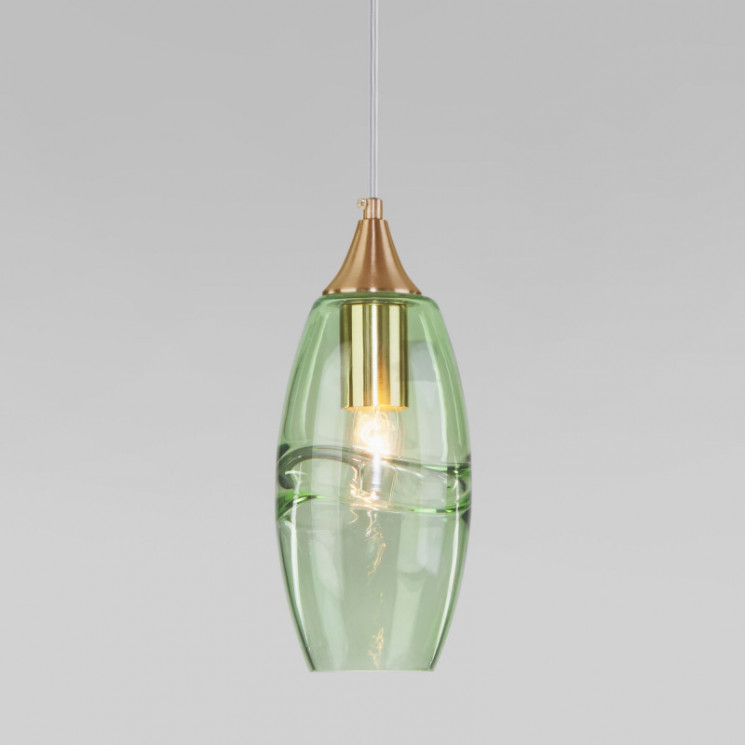 Подвесной светильник Eurosvet 50222/1 зеленый LOTUS