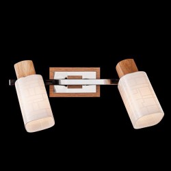 Светильник спот Eurosvet 20029/2 хром/светлое дерево