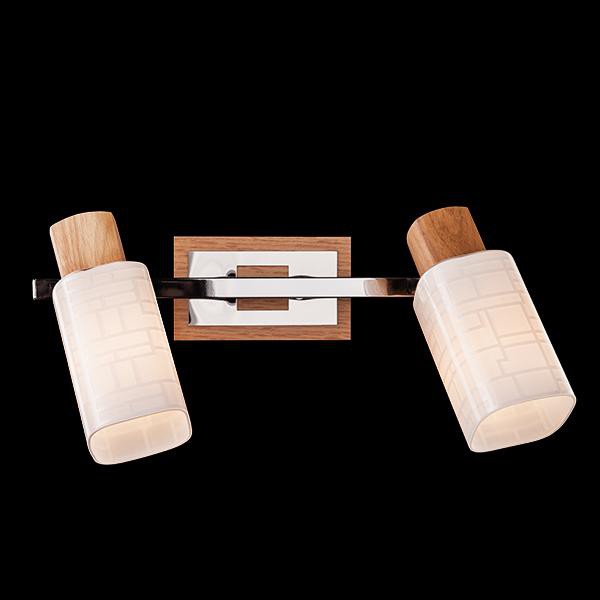 Светильник спот Eurosvet 20029/2 хром/светлое дерево