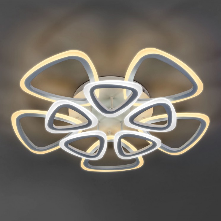 Потолочный светодиодный светильник с пультом управления Eurosvet Areo 90216/10 белый