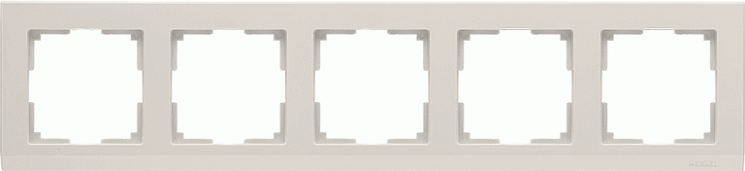 Рамка на 5 постов Werkel W0051803 (Stark WL04-Frame-05 Слоновая кость)