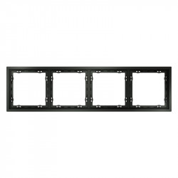 Рамка 4 поста VOLTUM VLS100406 титан