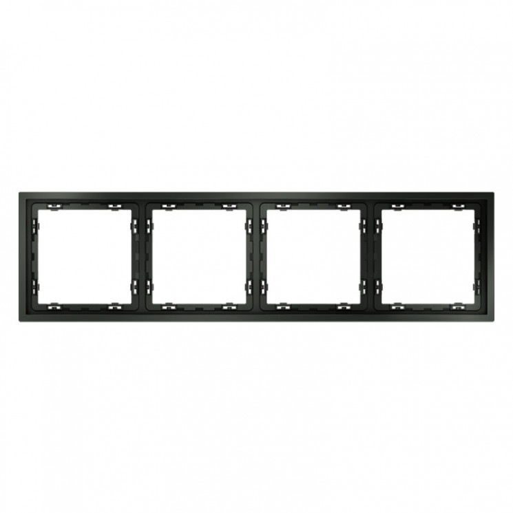 Рамка 4 поста VOLTUM VLS100406 титан