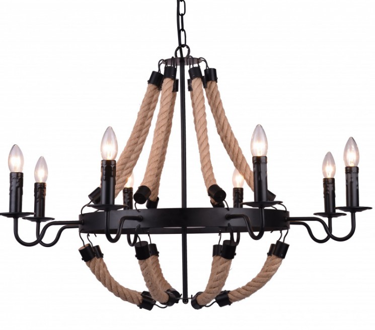 Светильник подвесной Arte lamp MARSIGLIA A8956LM-8BK