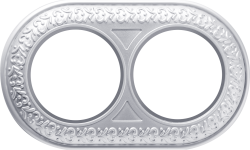 Рамка на 2 поста жемчужный Werkel WL70-frame-02 Antik Runda