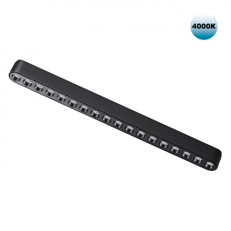 359078 NOVOTECH Трековый светильник для низковольтного шинопровода IP20 LED 18W 48V 4000K 1710Лм SMAL