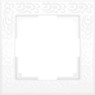 Рамка на 1 пост белый Werkel W0012301 (WL05-Frame-01-white Flock)