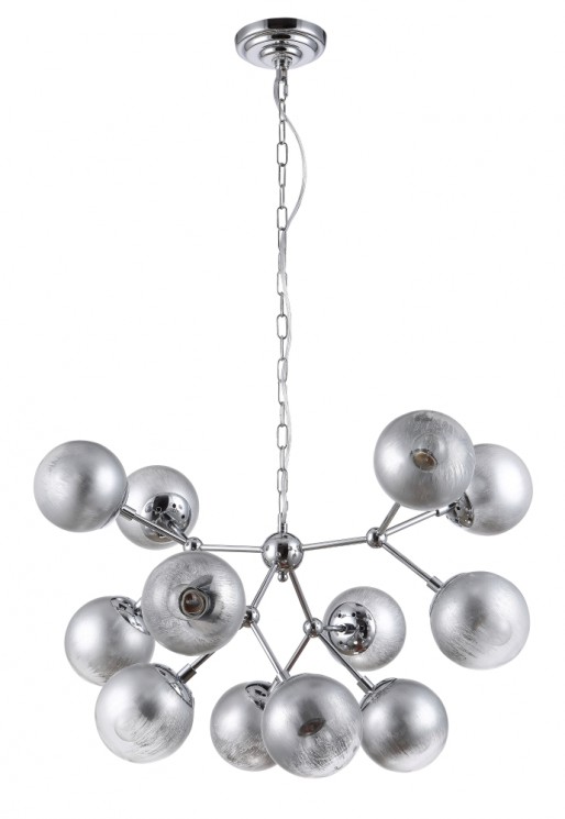 Светильник подвесной Crystal Lux MEDEA SP12 CHROME