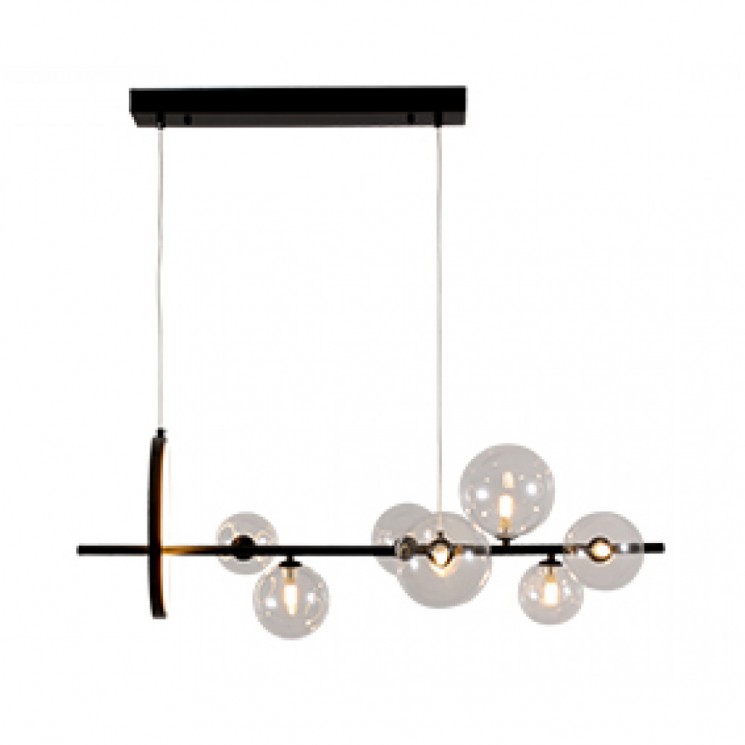 Люстра Kink light Иона черный w90*28 h200 G9 7*5W+ Led 19W 4000K 07608-7А,19