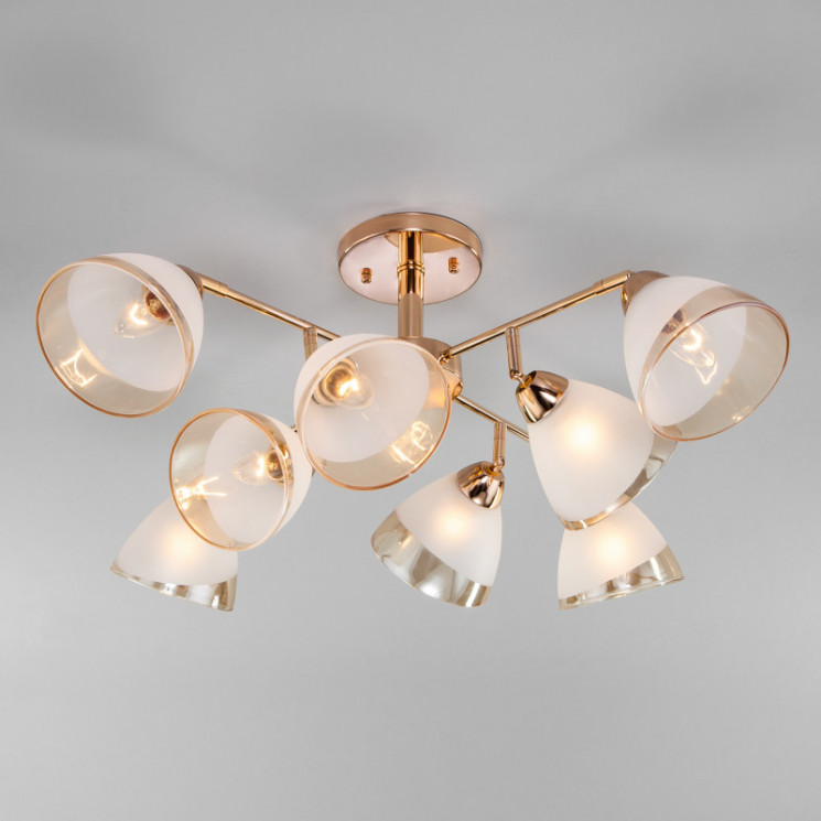 Люстра на штанге Eurosvet 30126/8 золото Paola