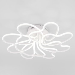 Светодиодный потолочный светильник с пультом управления Eurosvet 90135/8 белый Floret