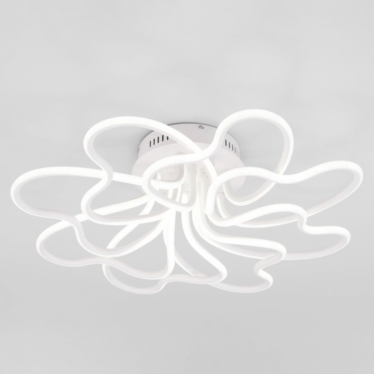 Светодиодный потолочный светильник с пультом управления Eurosvet 90135/8 белый Floret