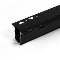 Шинопровод Elektrostandard Slim Magnetic Шинопровод встраиваемый (черный) (1м) 85086/00 Track Black magnet in