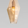 Подвесной светильник Eurosvet 50236/1 янтарный Prism