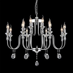 Люстра подвесная Citilux Рига CL437221 Хром