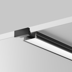 Алюминиевый профиль накладной Maytoni 15x6 (Черный, 2 м), ALM-001-B-2M 631003