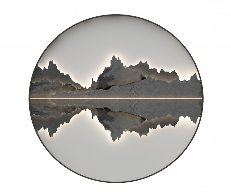 Kink Light 07829-100,19 Светильник диммируемый Палатин черный d100 h4 Led 130W (3000K-6000K) с пультом ДУ