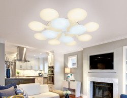 Управляемый светодиодный светильник Ambrella light ORBITAL CLOUD  FC26/12 WH 432W D1140