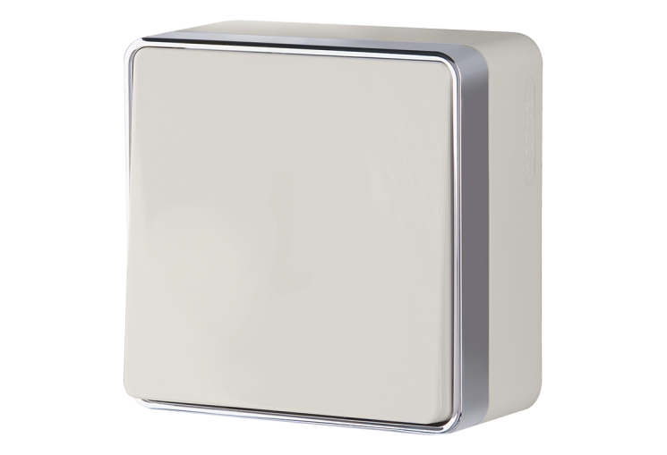 Выключатель одноклавишный проходной Gallant слоновая кость Werkel W5012003 (WL15-01-03)