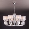 Подвесной светильник  Eurosvet Zaffiro 10099/8 хром/прозрачный хрусталь Strotskis